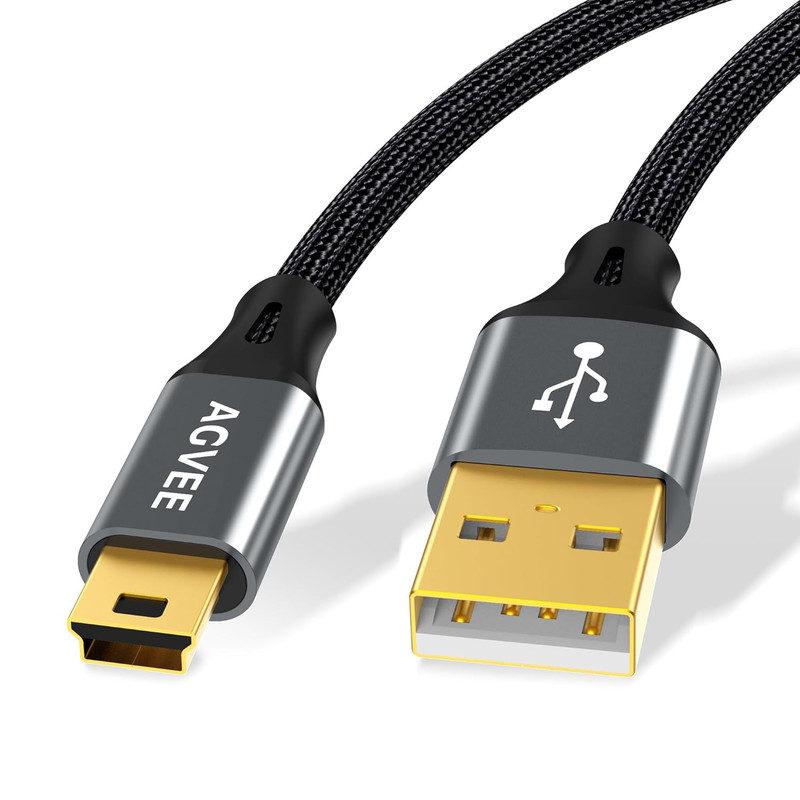 2 Pack 6.6Ft Mini USB Cable Replacement Charger Charging Cable Cord for Leapfrog gallery