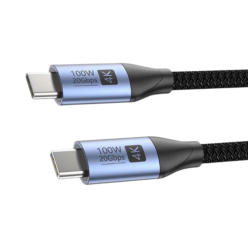 Fast Speed USB Type C Male to Male Charging Cable Cord 100W Fast Charging Line