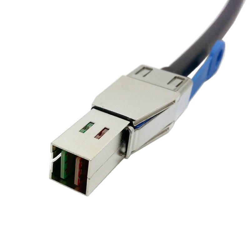 50cm External Mini SAS 4X SFF-8088 to Mini SAS High Density HD SFF-8644 Cable gallery