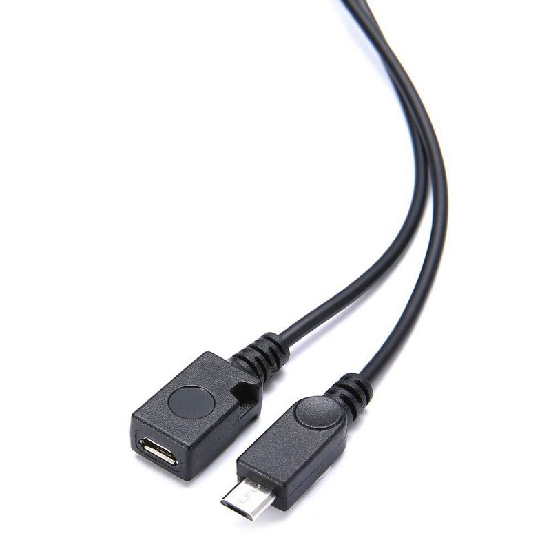 Micro USB Splitter Cable OTG Power Female to Male 5 Pin Adapter Converter gallery