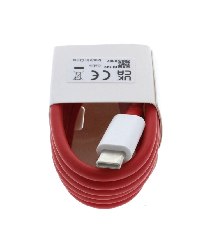 OnePlus USB-C to USB-C Cable 1 meter 3.2 Feet Cable Red ( SET OF 2X CABLES)