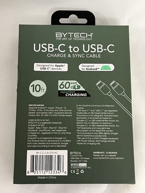 New Bytech Usb - C To Usb - C gallery
