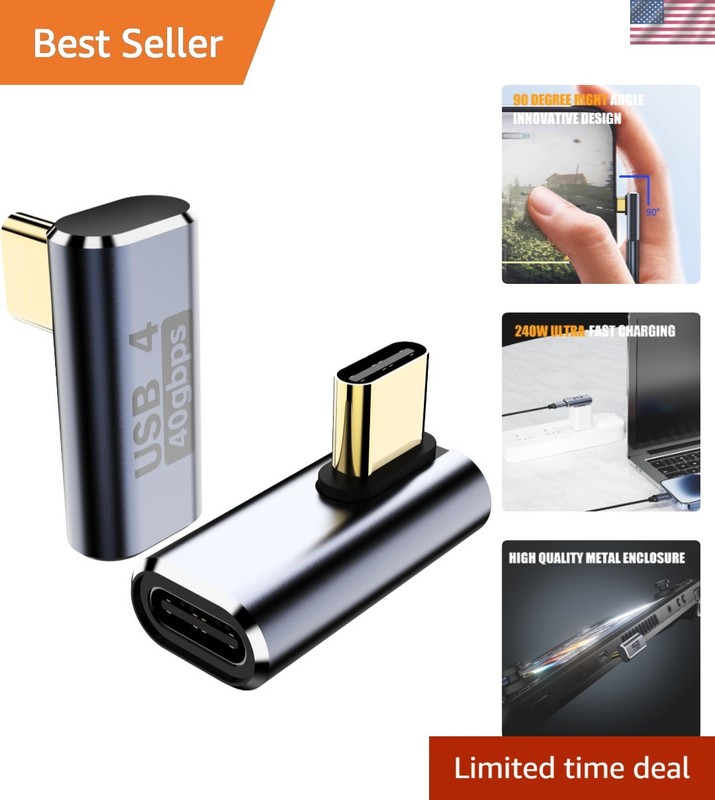 Maximum 240W Fast Charging USB C Adapter 2 Pack – Ideal for All Type C Devices