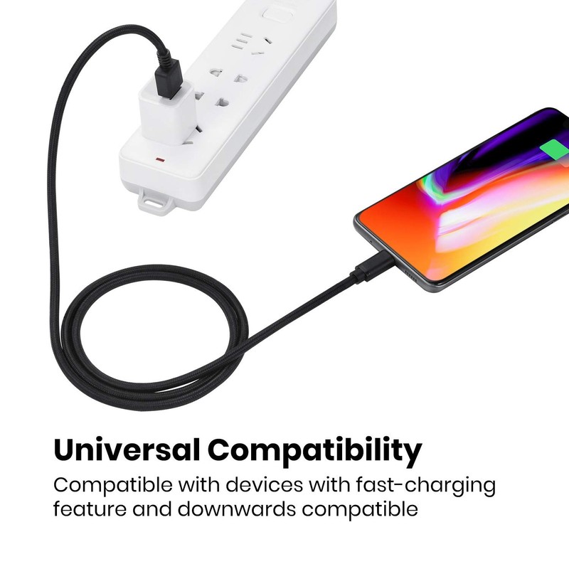 Versatile 3 Ft USB-C Male to USB-A Male Cable - Durable & Tangle-Free Design gallery