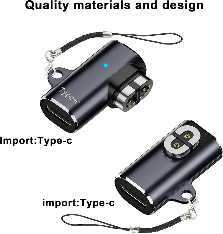 2 Pack Shokz Charger Adapter,Type C Cable Charging Converter Compatible with Sho gallery