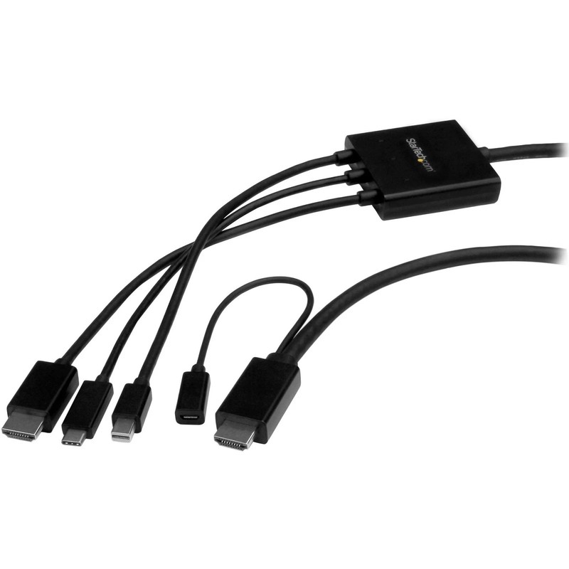 AU SELLER NEW StarTech CMDPHD2HD 2m USB-C / HDMI or Mini DisplayPort to HDMI gallery