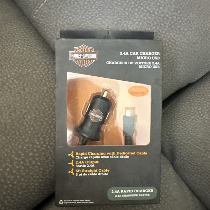 Harley-Davidson FONEGEAR 7782HD 2.4A MICRO USB 12-VOLT CHARGER - BLACK gallery