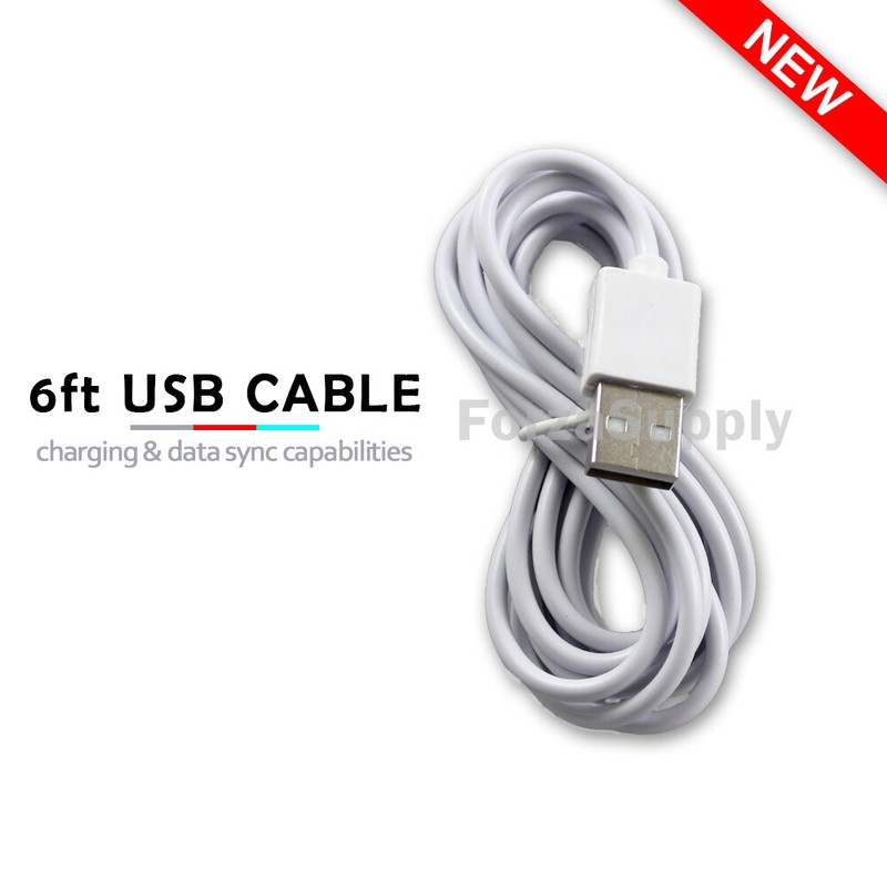 B2G1 Free USB 6′ Data Charge Charger Cable Cord For iPhone 13/Mini/Pro/Pro Max