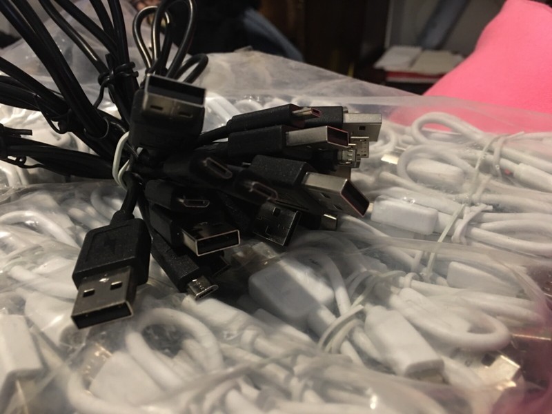 micro usb charger cable comes in White or black brand new. Selling 3 for $8.00 gallery