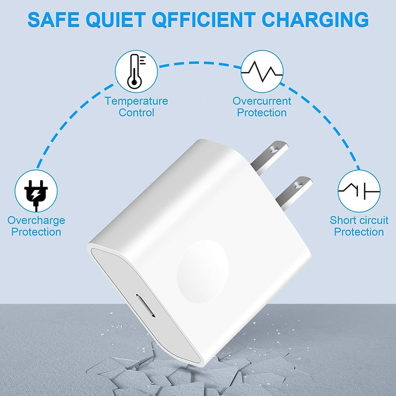 20W PD USB C to Type C Fast Charger Cable For iPhone 15/16/iPad/MacBook Pro Mini