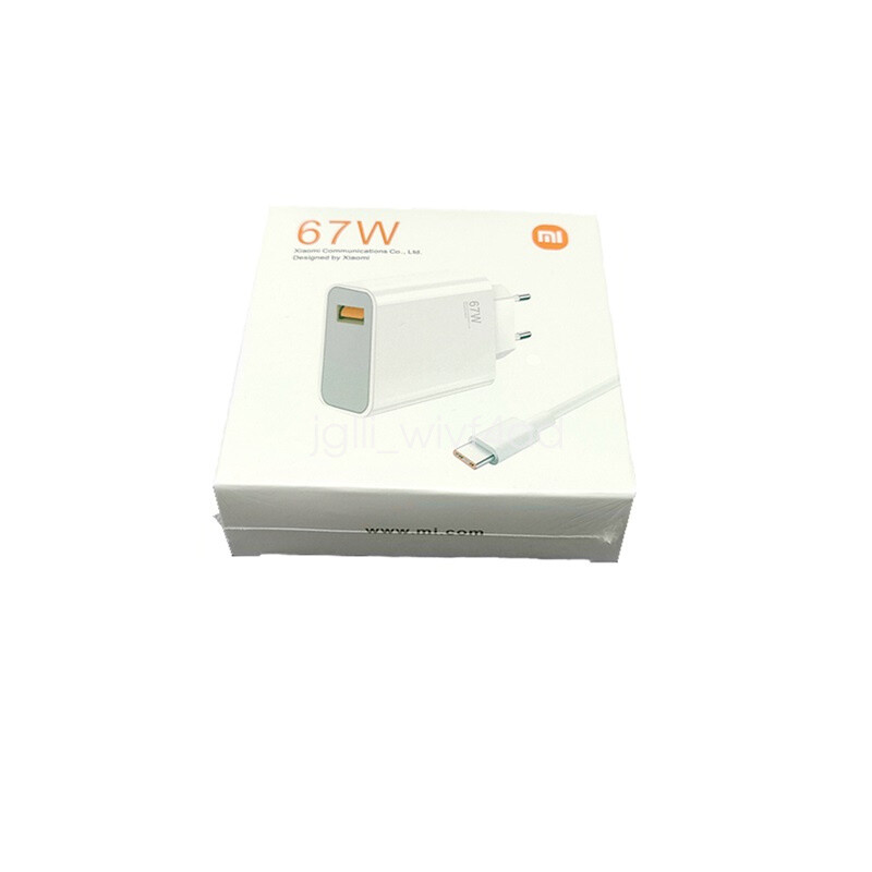 Xiaomi 67W Fast Wall Charger Adapter Type-C Cable Mi 13 12 12S 11 Ultra 11 Pro