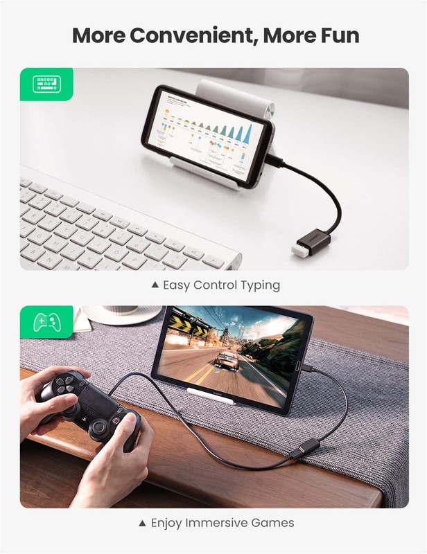 OTG Micro USB Adapter Cable for Android Windows Devices Connect Keyboard Mouse gallery