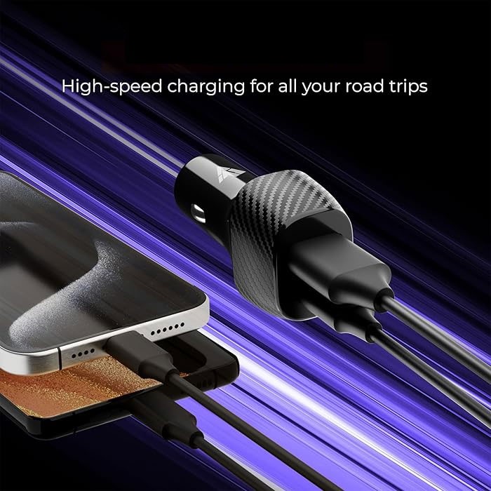For Galaxy Tab S7/S9/S10/FE/Plus - Fast PD Car Charger 60W gallery