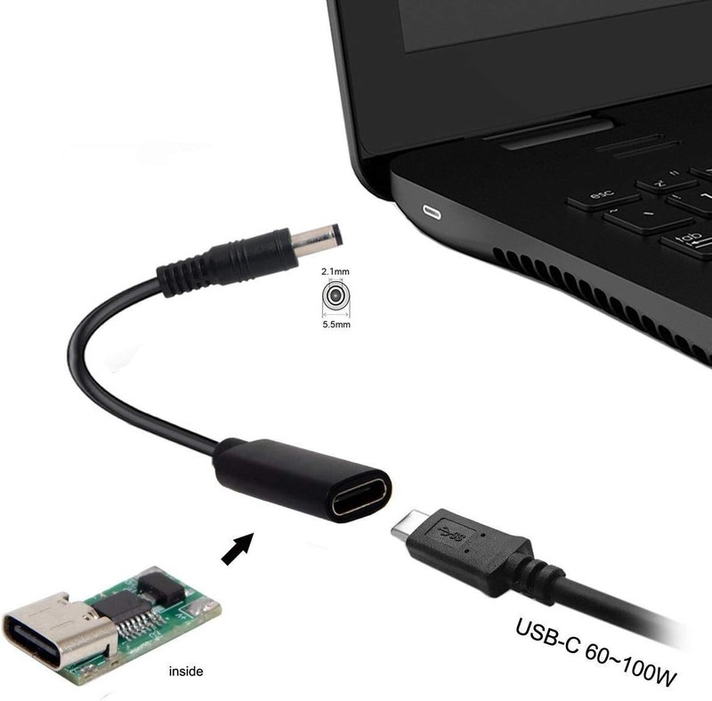 Stylish Type-C USB-C to DC Power Cable for Efficient Laptop Charging 18-20V gallery
