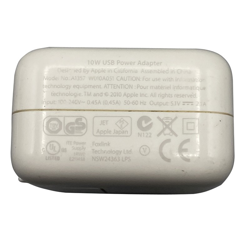 NEW Original Apple USB 10W Power Adapter For iPhone 5 6 7 8 Plus X XR XS Max gallery