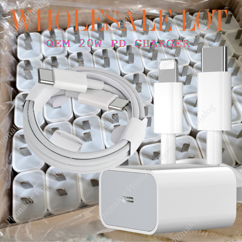 Lot 20W Fast Charger For iPhone 17 16 15 14 13 12 11 XR X USB-C Adapter PD Cable