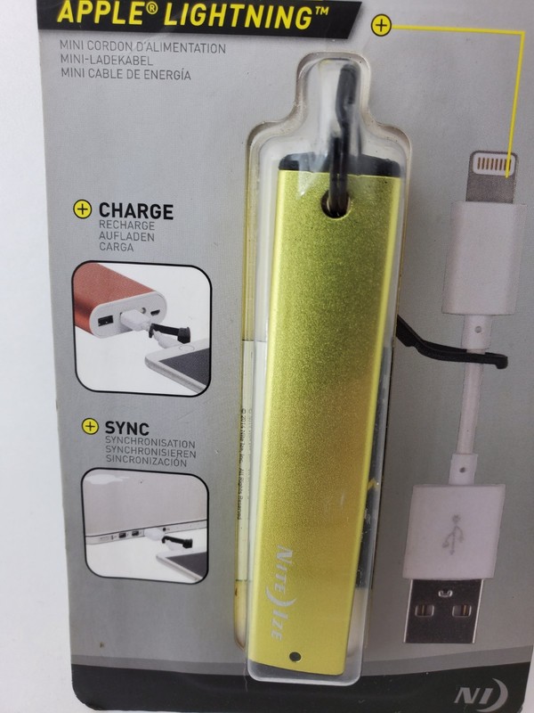 iPod iPhone iPad Mini Power Cord Nite Ize PowerKey Charge & Sync Data USB Cable gallery