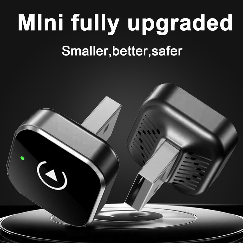2-in-1 Wireless Carplay Adapter with Wired Carplay (USB to ), Metal Design Mi... gallery