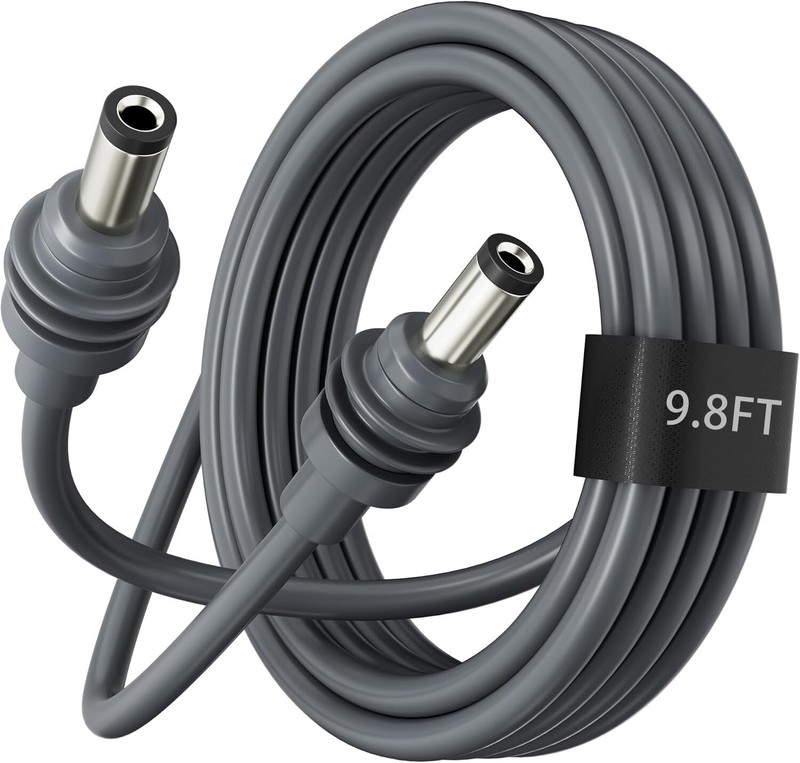 Starlink Mini 9.8Ft/3M DC Power Cable, Outdoor Waterproof Replacement Cable