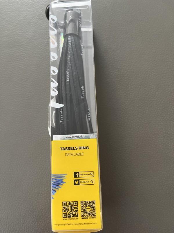 Remax Ring Tassels Data Cable Black New gallery