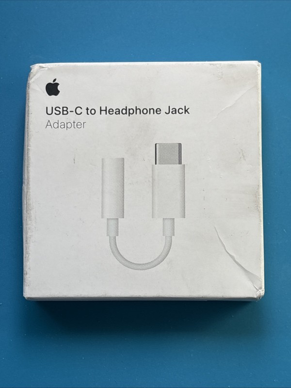 Apple USBC to Headphone Jack Adapter MW2Q3AM/A- A2049 3.5mm- OEM Original – New