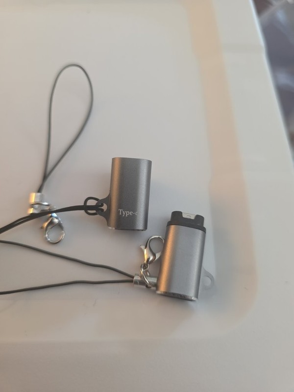 Magnetic USB Type-C Adapter Keychain