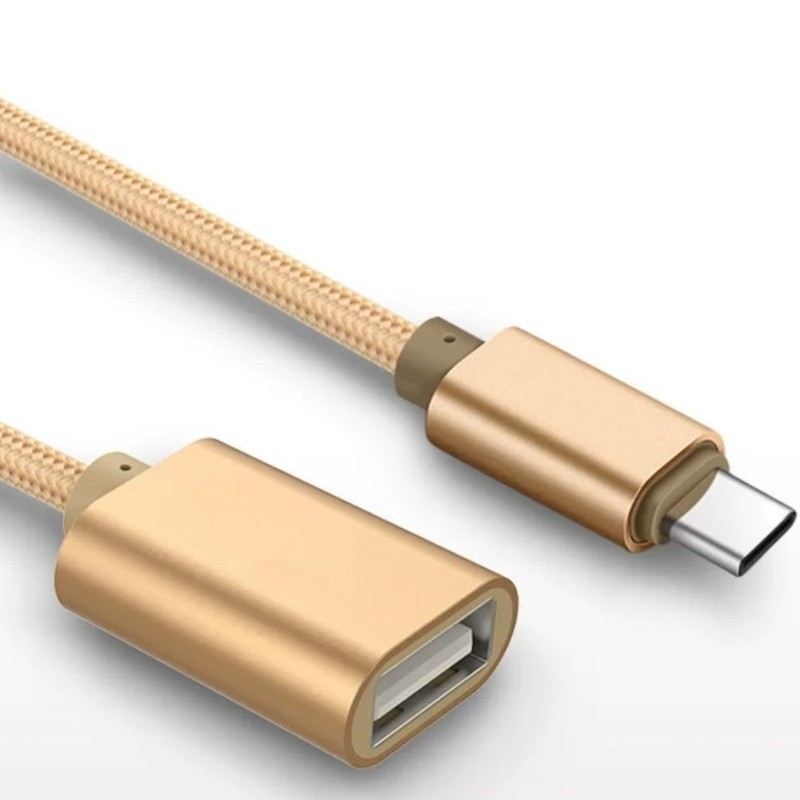 2pcs USB-C 3.1 Type C Male to USB 3.0 Type A OTG Adapter Converter Cable Cord gallery