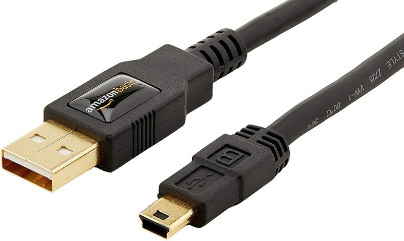 Durable Black USB A to Mini USB 2.0 Cable 6 Ft for PC and Devices gallery