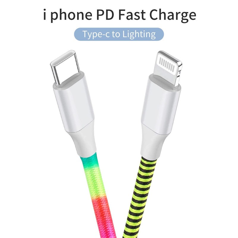 URIZONS 60w USB C to Lighting Cable, Nylon Braided Cable Fast Charging Cable ... gallery