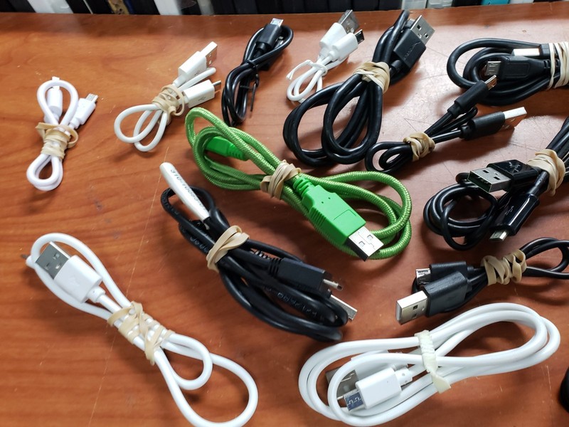 lot of 21 micro usb cables various length untested as-is gallery