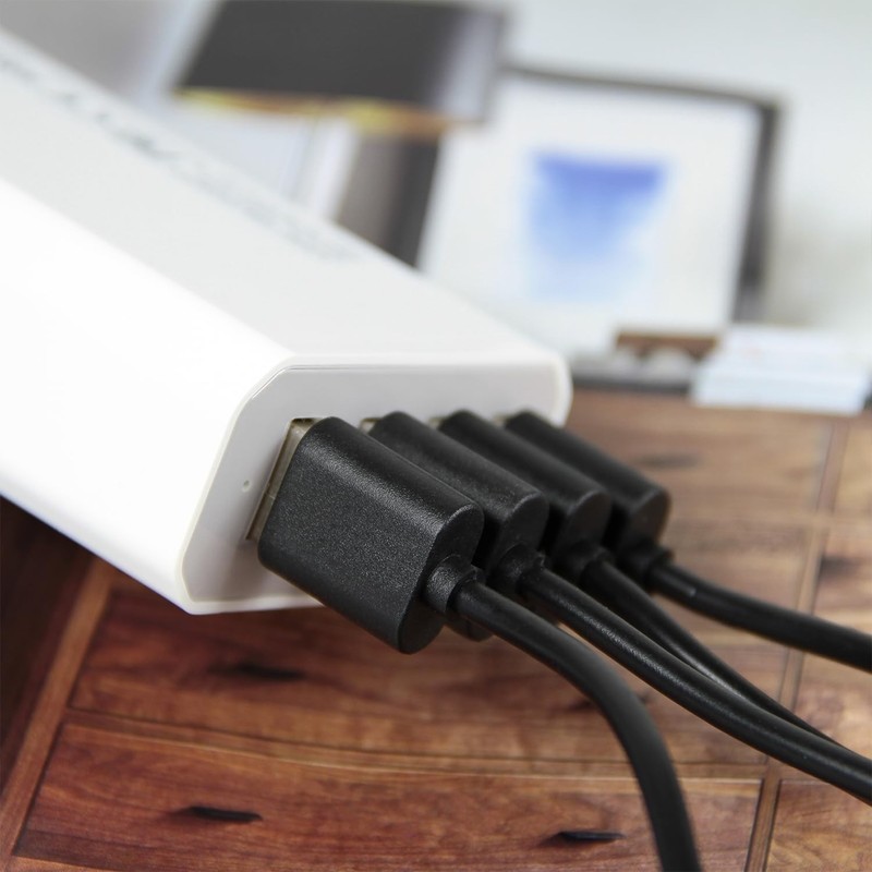 Compact USB C Cable 50-Pack - 25 Feet, Shock Resistant, High-Speed Performance gallery