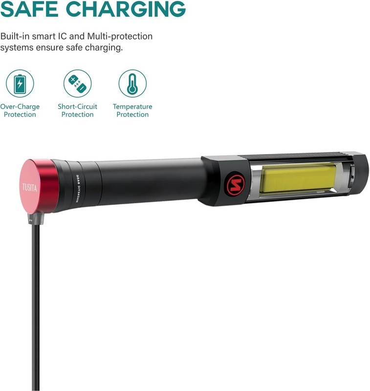 Portable 1M Magnetic Charger for NEBO & Swyvel Flashlights - Compact & Reliable gallery