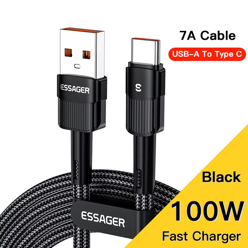 Essager 100W USB Type C to USB C Cable USB-C PD Fast Charging Charger Wire Cord gallery