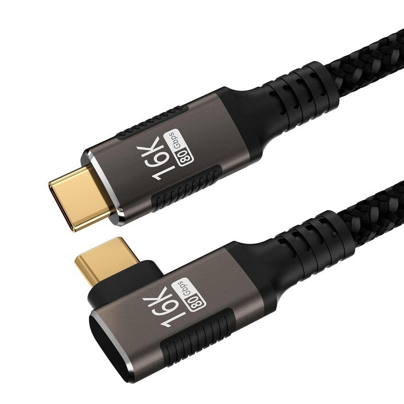 Nylon Braided 3.3FT USB-C Cable - 240W Power & 80Gbps Speed for Thunderbolt gallery