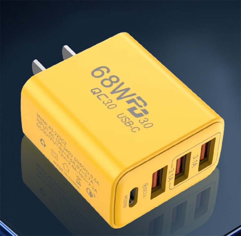 68W Super Fast Charging USB C Wall Charger For Samsung iPhone Android Phone Hot gallery
