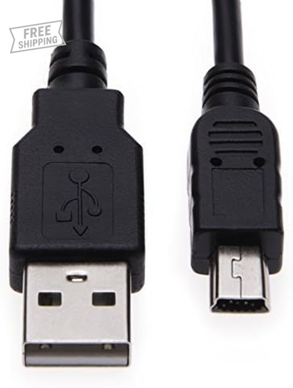 Compact USB Charger and Data Sync Cable for Garmin Satnav Devices