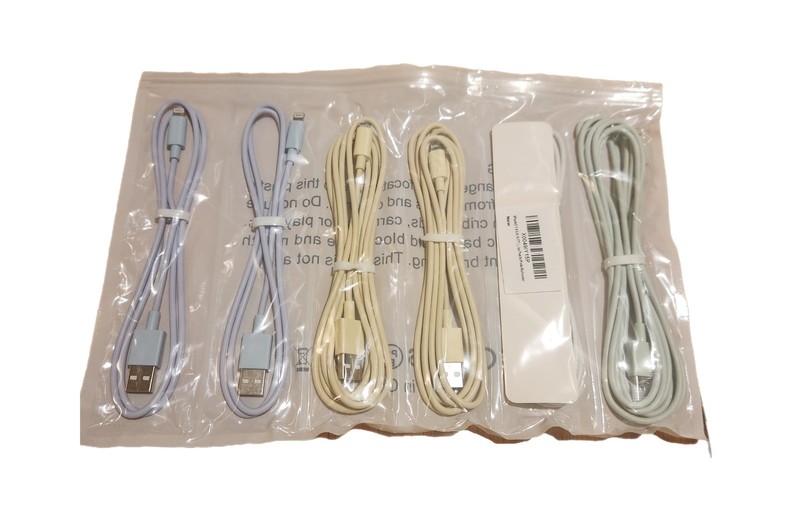 iPhone 6 Pack USB Charging Cable (3, 3, 6, 6, 6 & 10 ft)