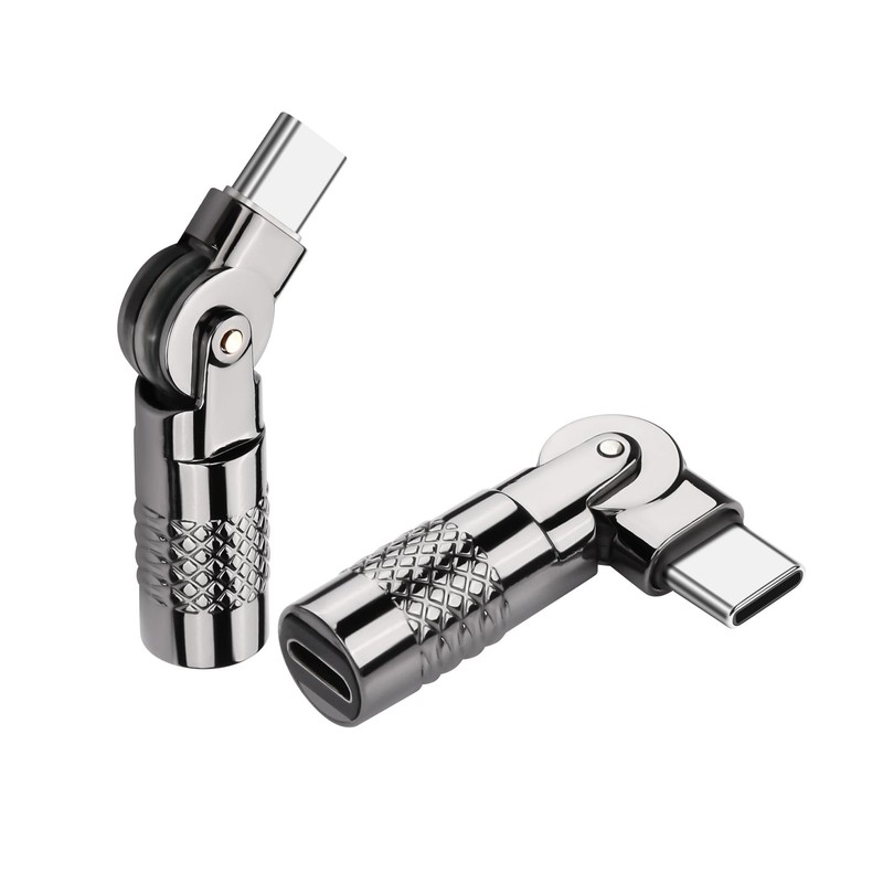 2 Pack Micro USB to USB C Adapter Micro 5Pin Female to USB Type C Male Connec...