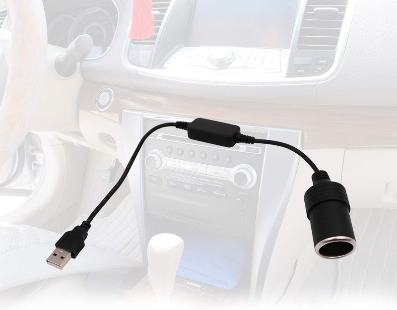 Durable 2-Pack USB to Car Cigarette Lighter Socket Adapters - Travel-Friendly gallery
