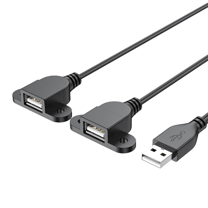 USB Power Extender Cord USB Splitter Y Cable Extender Hub 5V3A Charging Wire gallery