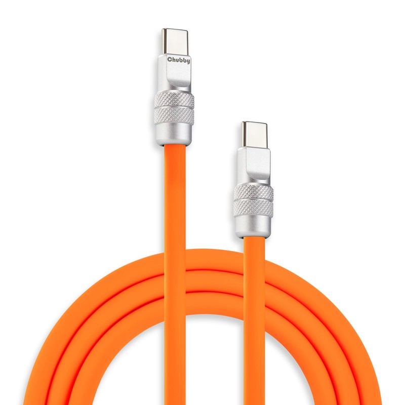 Chubby 2.0 USB C 240W Fast Charging Cable Silicone Soft Durable USB C Cable E…
