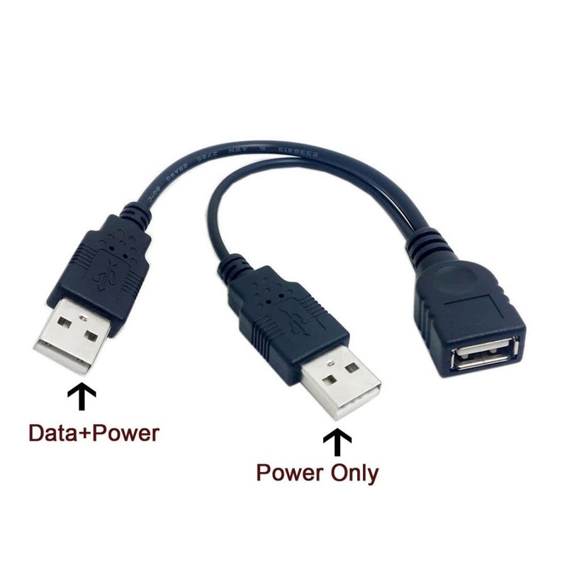 USB 2.0 Y Splitter Cable USB 2.0 Female to Data Charger Extension Cable with ... gallery