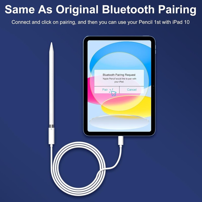 Pencil charging adapter cable usb type connector for tablet pen gallery
