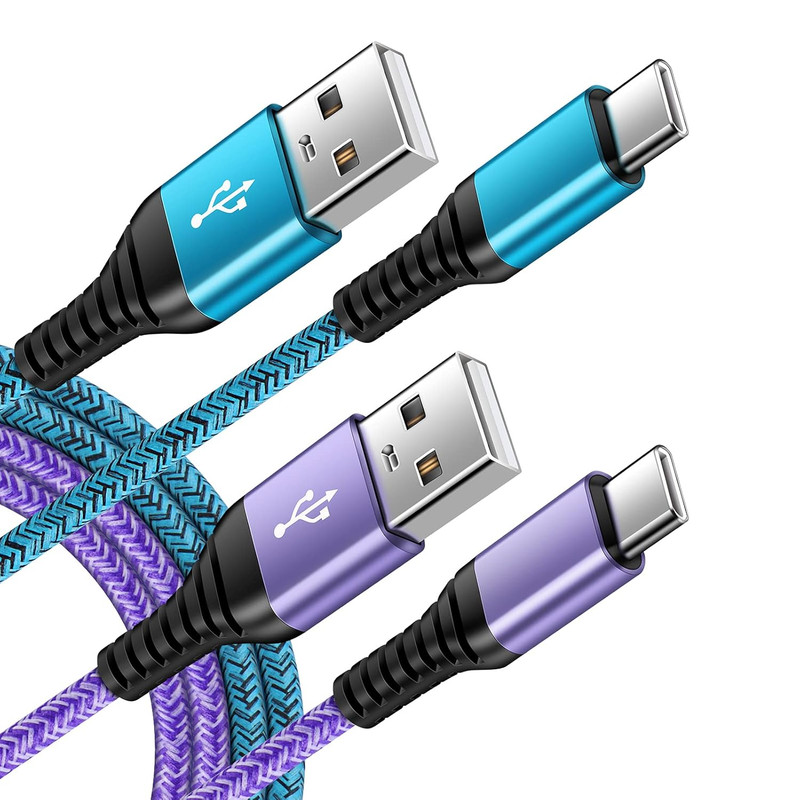 C Charger Cord Fast Charging USB Type C Cable Android Charger Cables 6FT 2Pack f