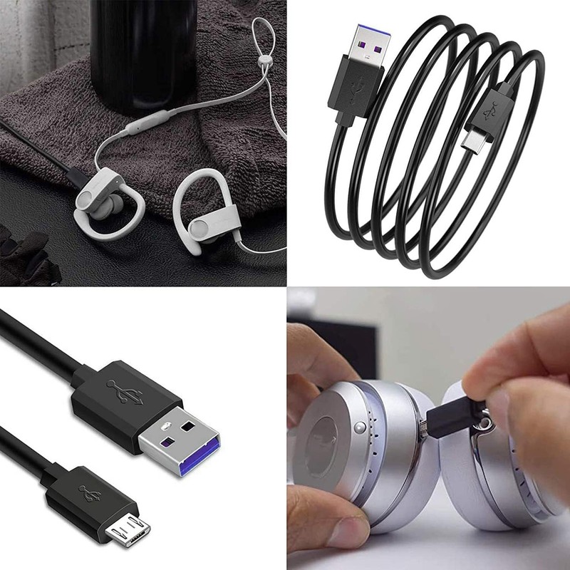 Speakers Charging Cable Charger Cord [Micro 5-ft] for Bose Jbl Beats Sony Ank... gallery