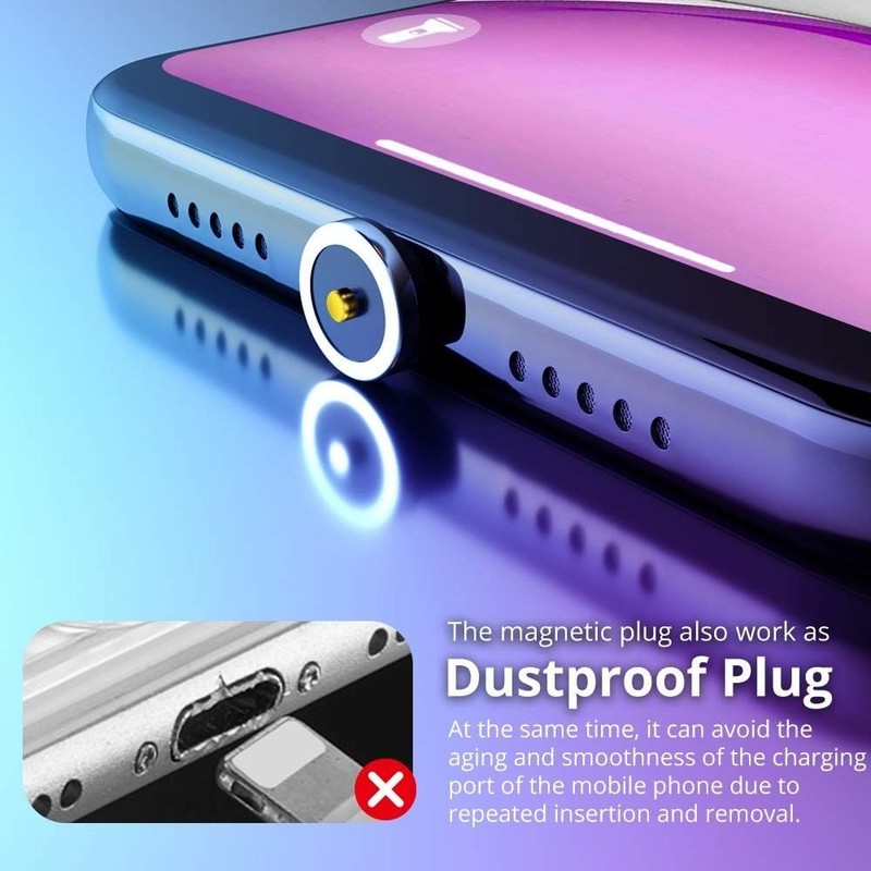 Dust-Proof USB Type-C Magnetic Connectors – 5-Pack for Effortless Charging gallery