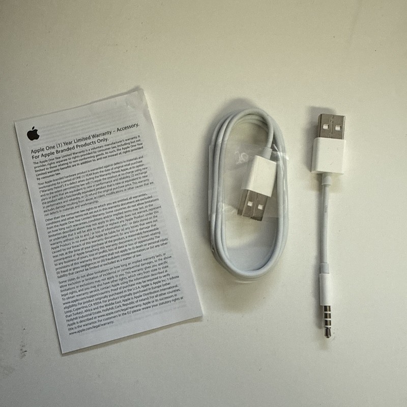 GENUINE OEM Apple iPod Shuffle USB Cable MC003ZM/A for iPod Shuffle 3rd/4th Gen gallery