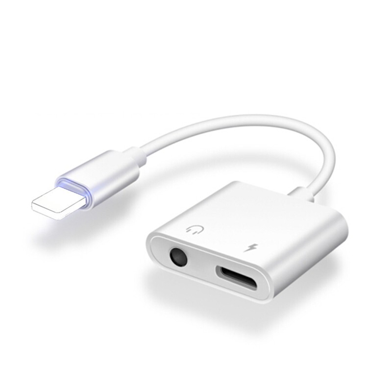 For iPhone 14 13 12 Pro Max to 3.5mm Headphone Jack Adapter Audio Splitter Lot gallery