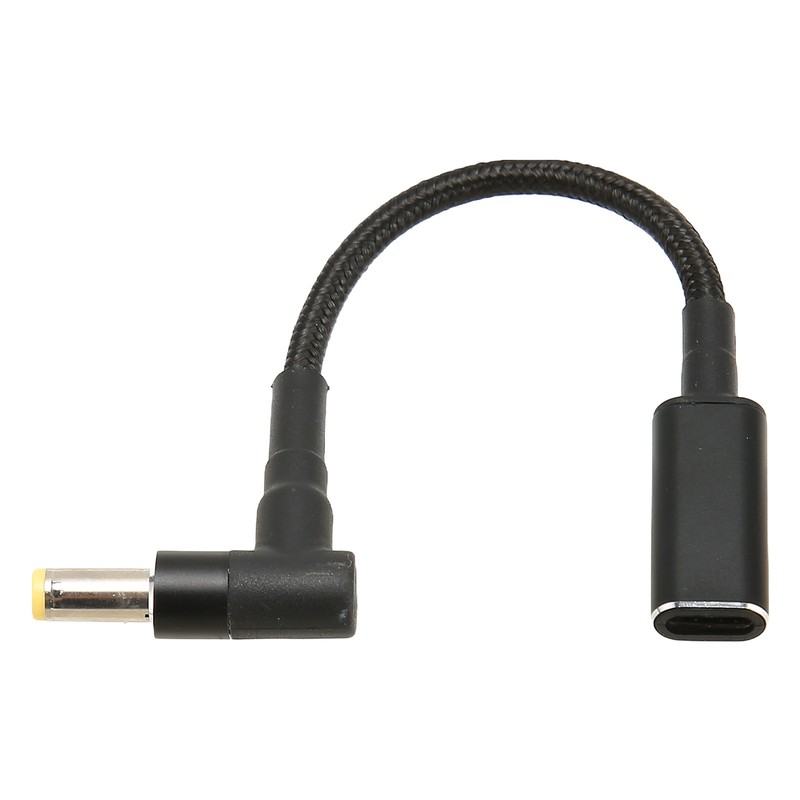 Type C USB C Female Input To DC 5.5 X 2.5mm Power PD Charge Cable BEA gallery