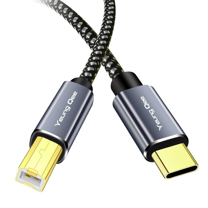 USB C Printer Cable 20 ft, USB Type C to USB 2.0 Type B Printer Scanner Cable…
